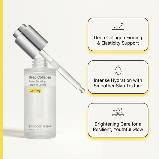Deep Collagen Power Boosting Cream In Serum