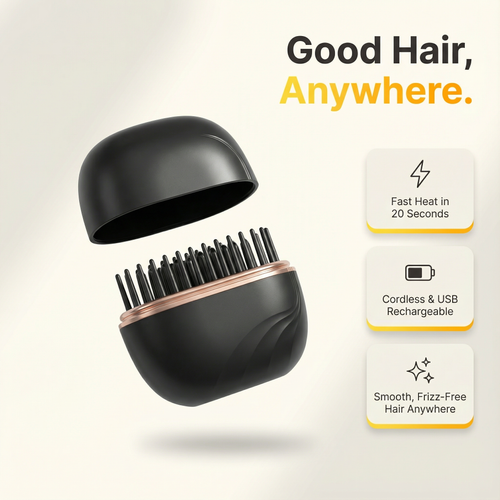 GetFlivy® Capsule Straightener Brush