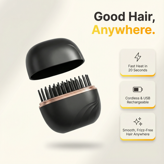 GetFlivy® Capsule Straightener Brush