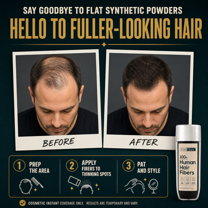 100% Human Hair Fibers