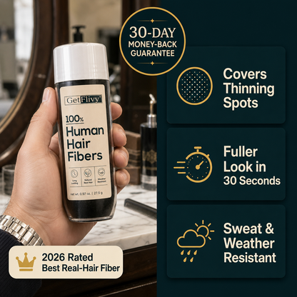 100% Human Hair Fibers