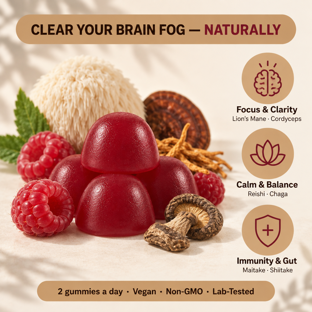 Focus Fuel - 10 in 1 Mushroom Gummies
